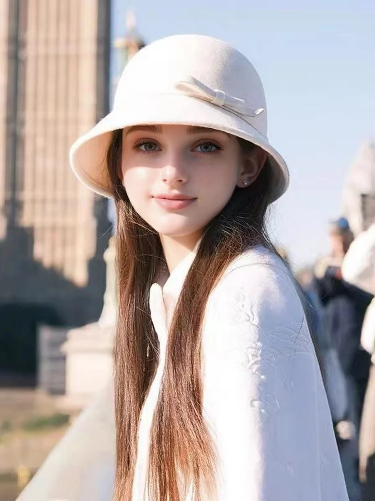 Bow Cloche Hat
