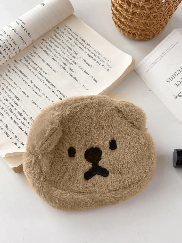 Bear-doll Furry Lipstick Bag