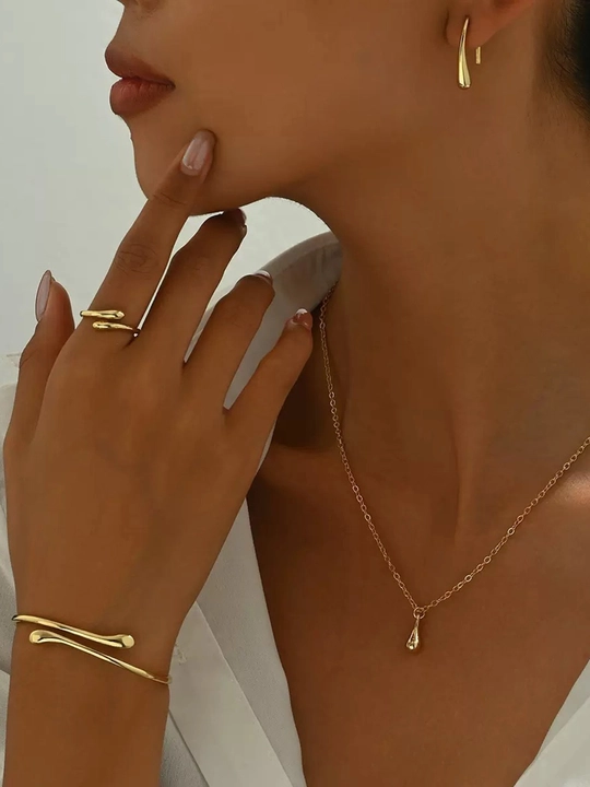 Water Drop Jewelry 5Pcs