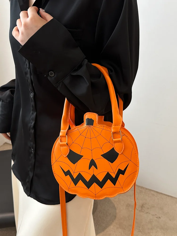 Halloween Face Shoulder Bag