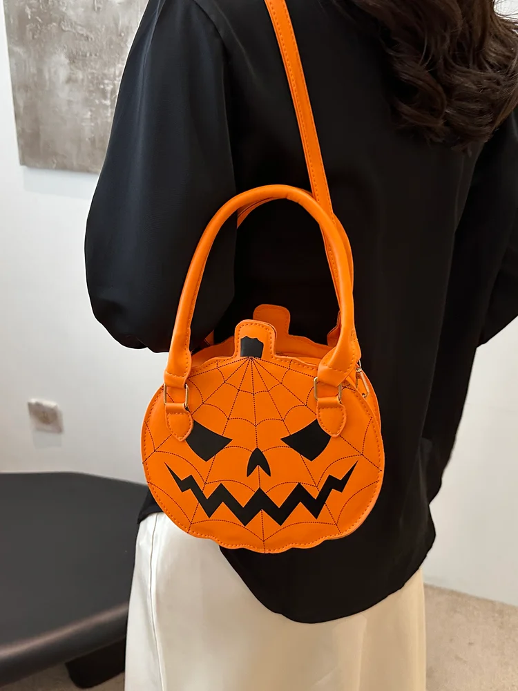 Halloween Face Shoulder Bag