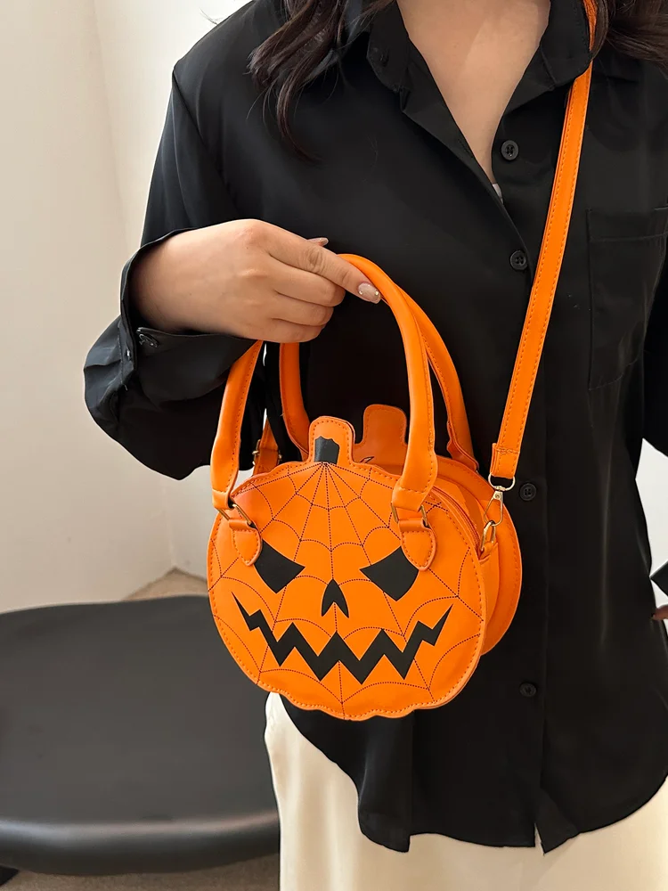 Halloween Face Shoulder Bag