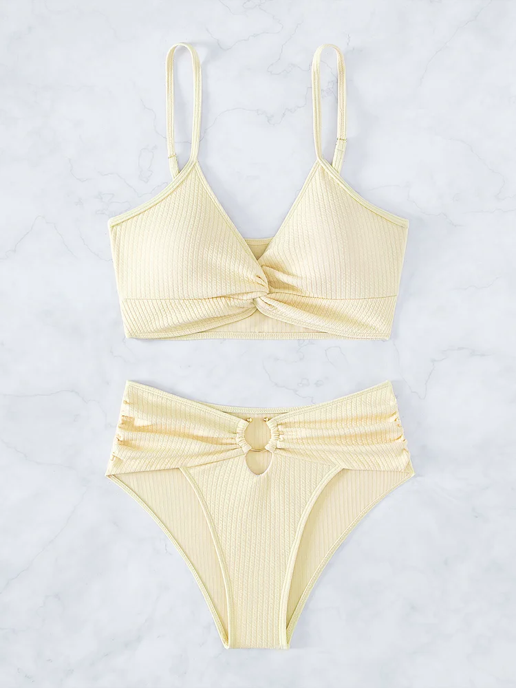 Home 118 Knotted Bikini Set