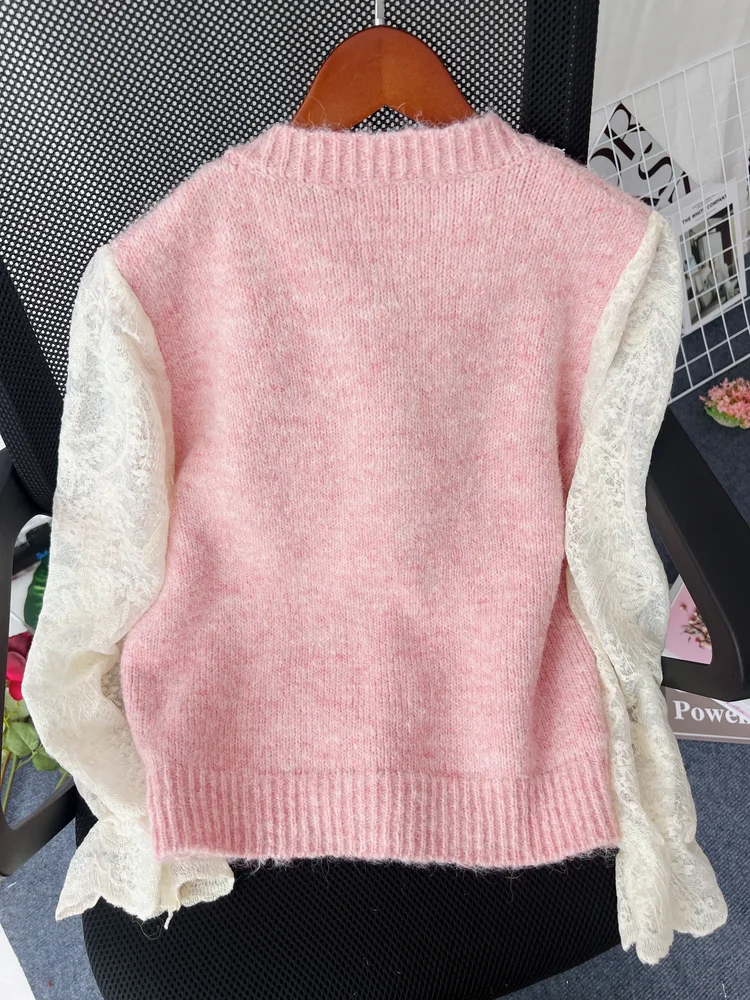 3D Embroidery Knit Cardigan