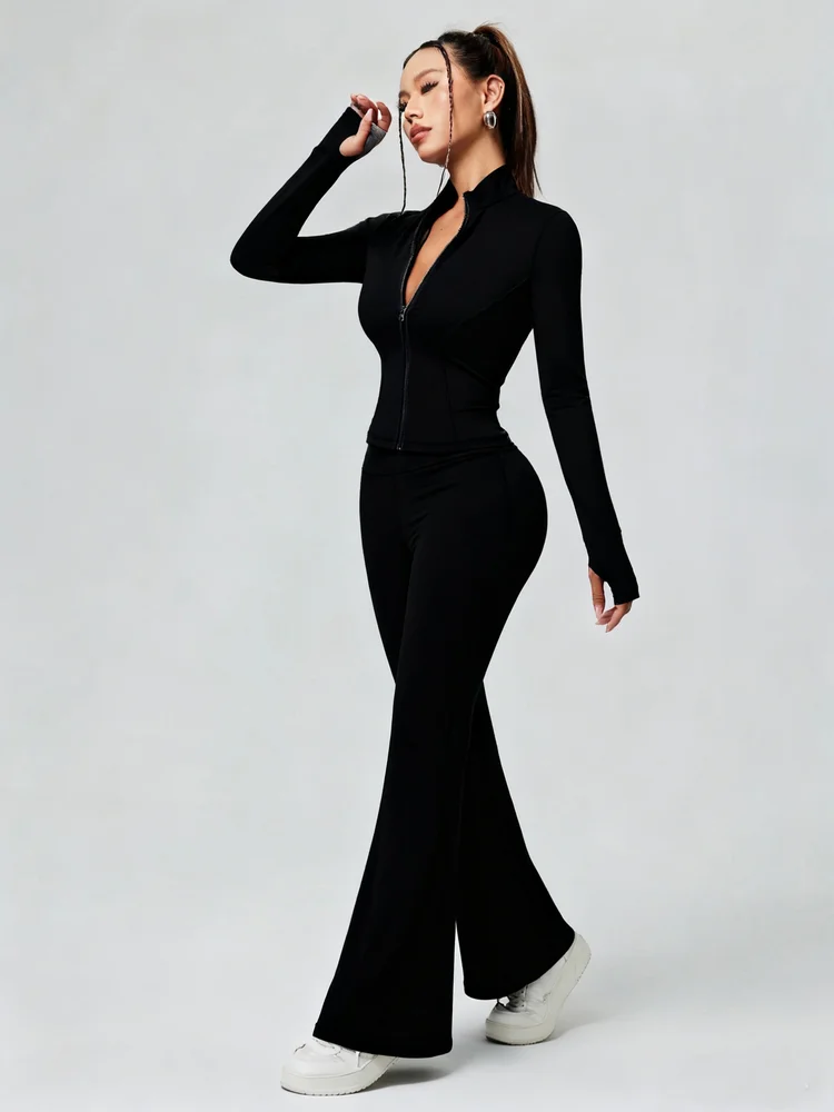 2Pcs Plus Size Sports Suit