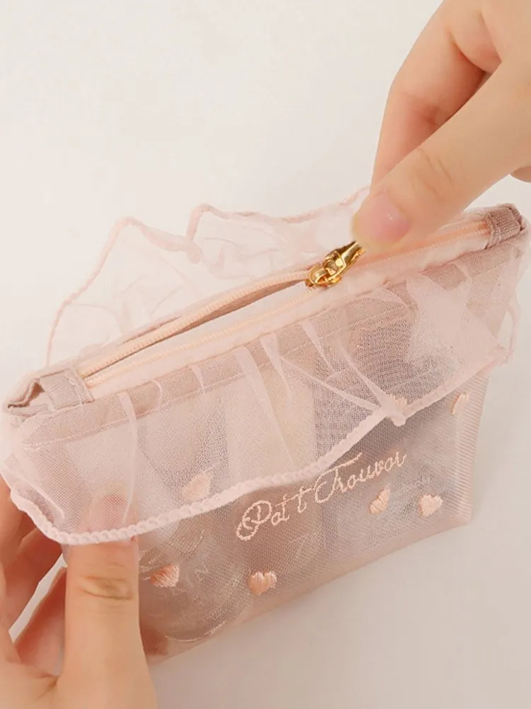 Embroidery Lipstick Bag