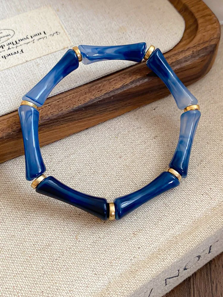 1pc Color Block Beaded Bracelets