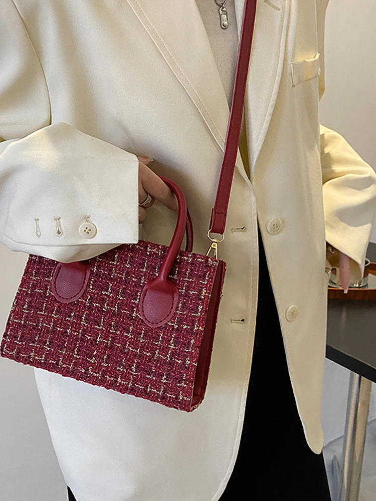 Tweed Crossbody Bag