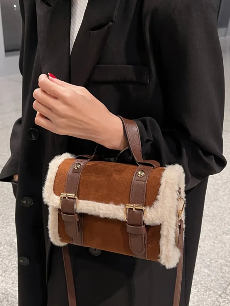 Adjustable Buckle Crossbody Bag