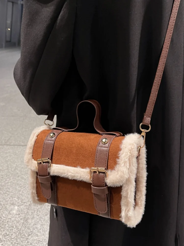 Adjustable Buckle Crossbody Bag
