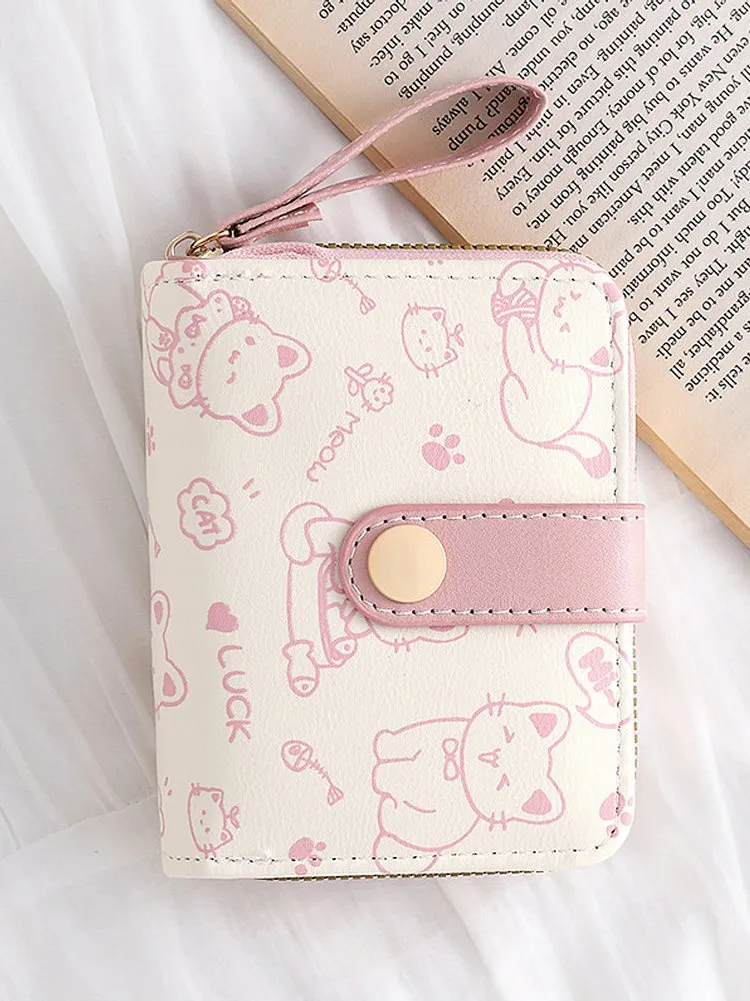 Cat Print Wallet