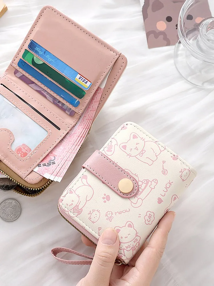 Cat Print Wallet