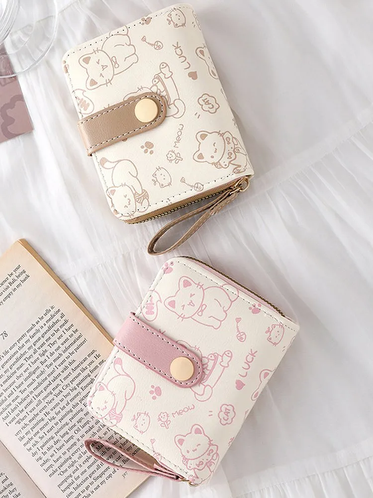 Cat Print Wallet
