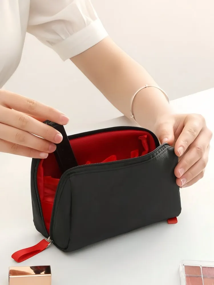 Color Block Makeup Bag