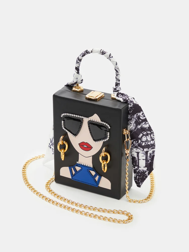Solid Box Crossbody Bag 446 Solid Box Crossbody Bag