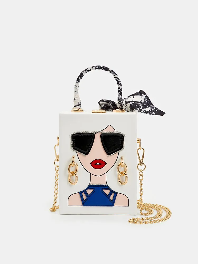 Solid Box Crossbody Bag 454 Solid Box Crossbody Bag