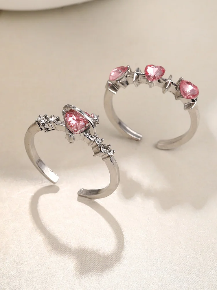 Heart Ring Set
