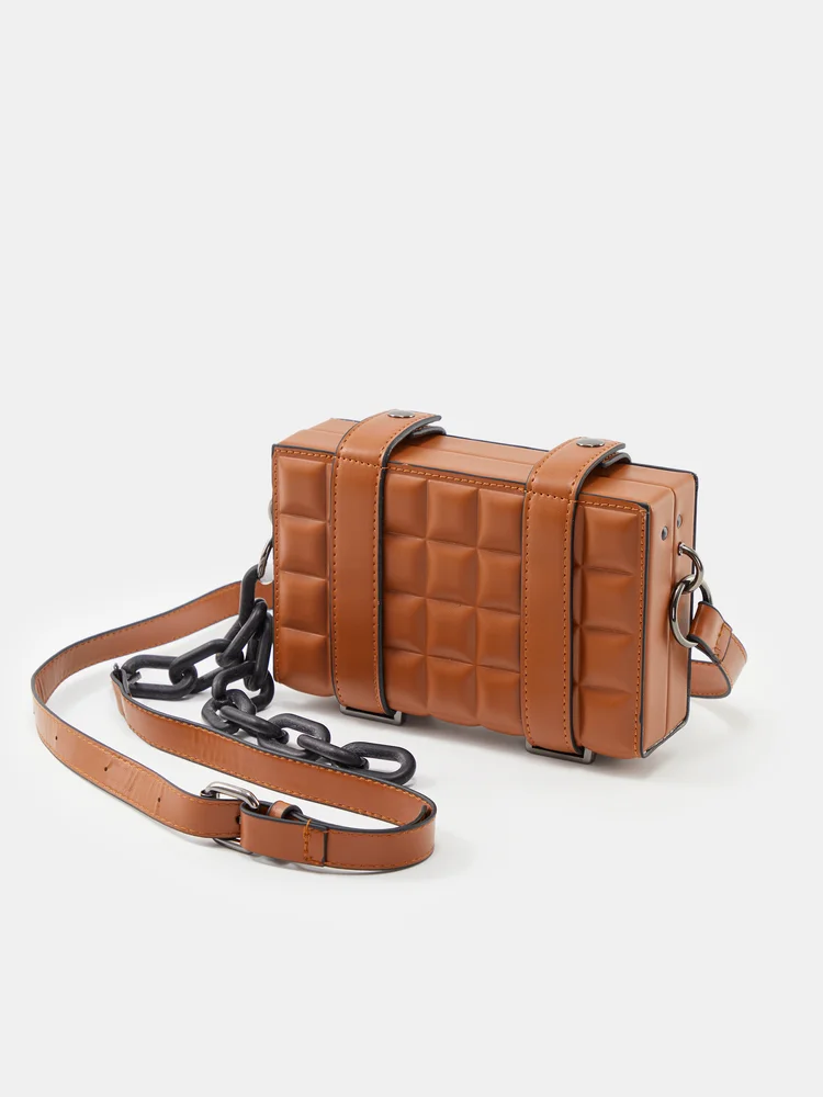 Solid Box Crossbody Bag 393 Solid Box Crossbody Bag
