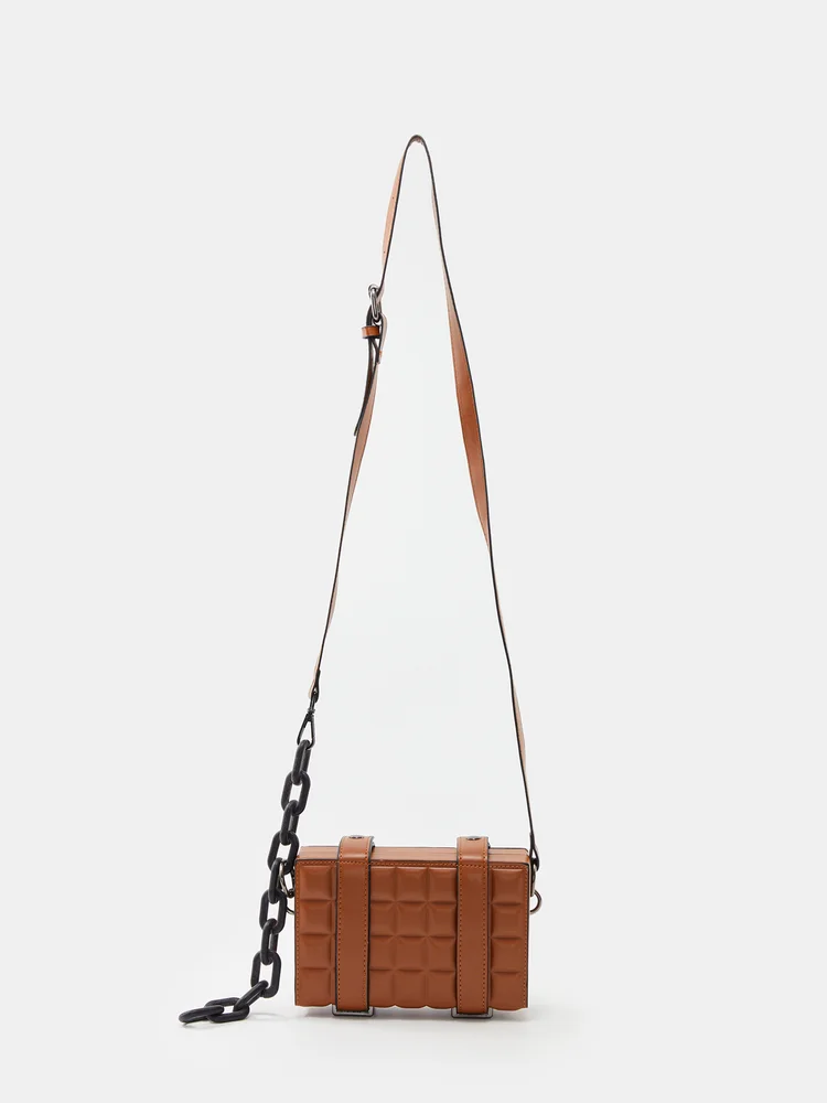 Solid Box Crossbody Bag 394 Solid Box Crossbody Bag