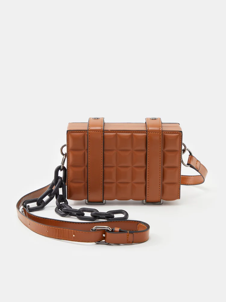 Solid Box Crossbody Bag 395 Solid Box Crossbody Bag