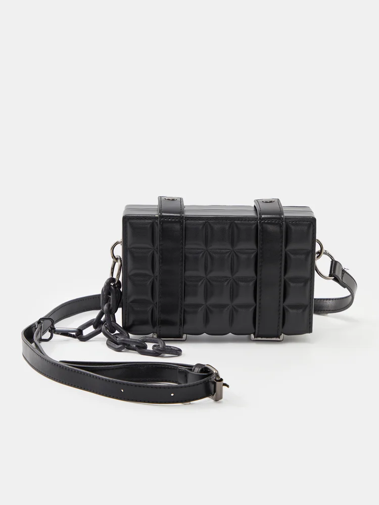 Solid Box Crossbody Bag 398 Solid Box Crossbody Bag