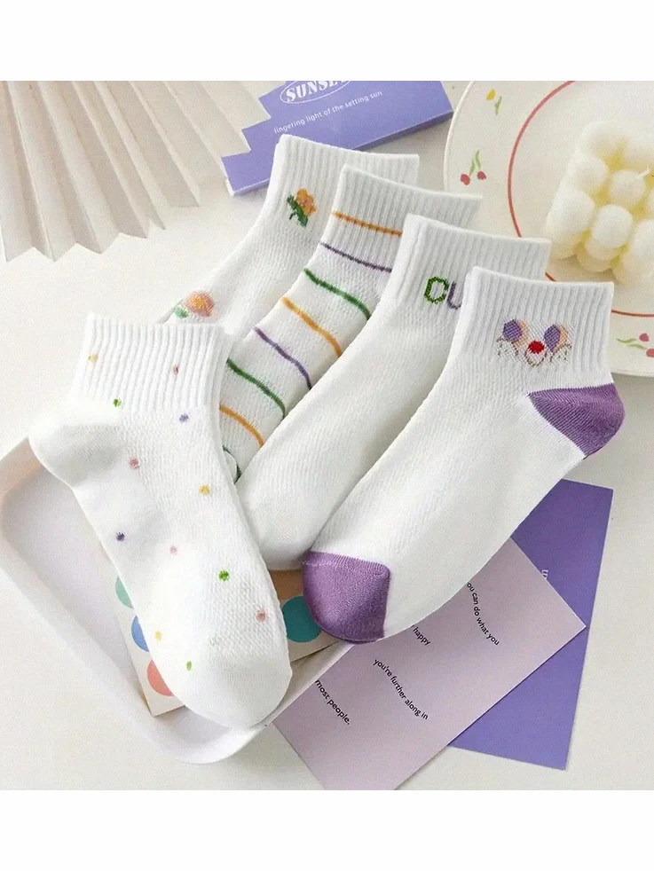 5Pairs Of Geometric Sock