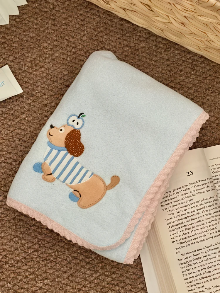 Cute-dachshund Embroidered Towel