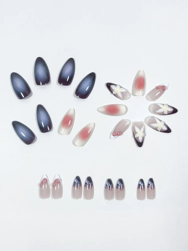 3D-Flower Artificial Nails